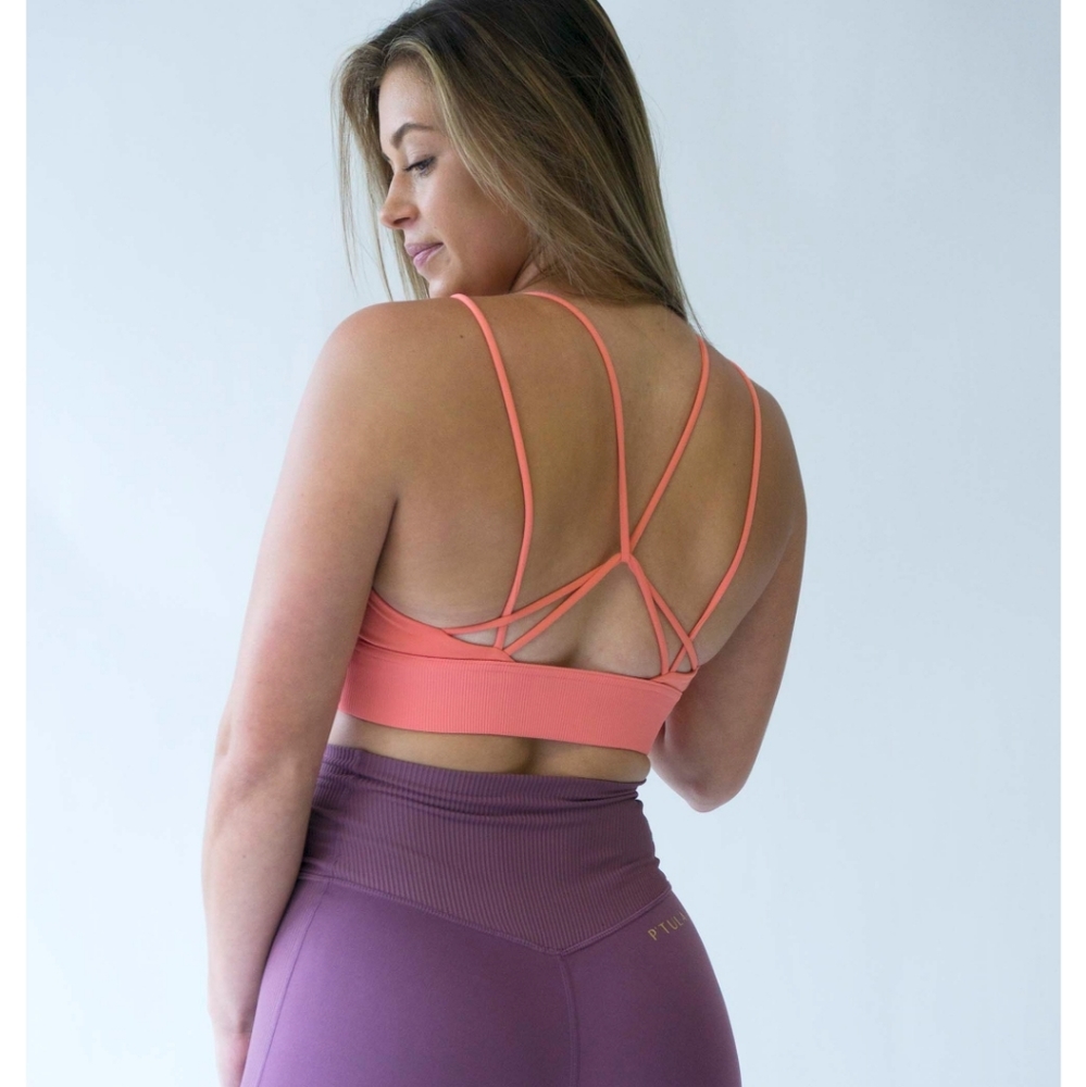 Ptula x HB Twisted Sports Bra Sz L